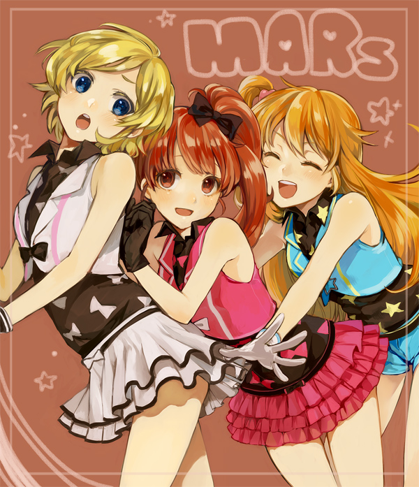 harune aira, amamiya rizumu, and takamine mion (pretty series and 2 more) drawn by rinhachi