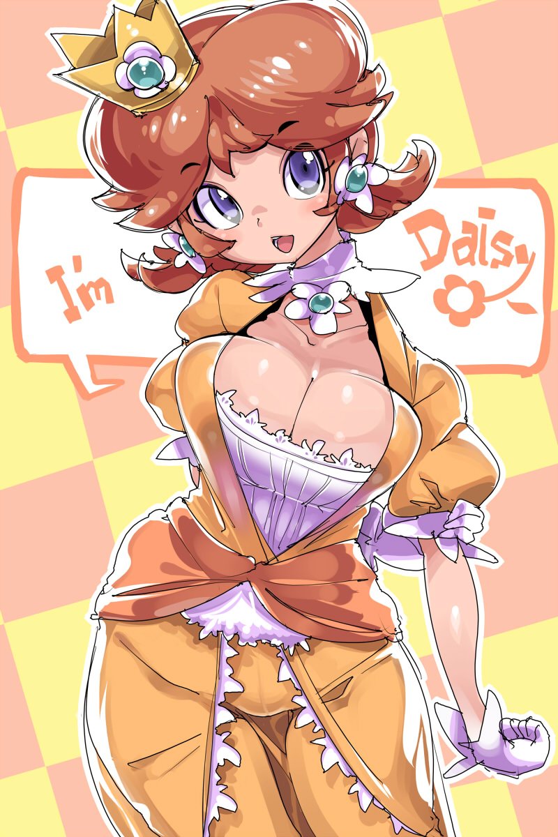 princess daisy (mario and 1 more) drawn by chris_(mario)