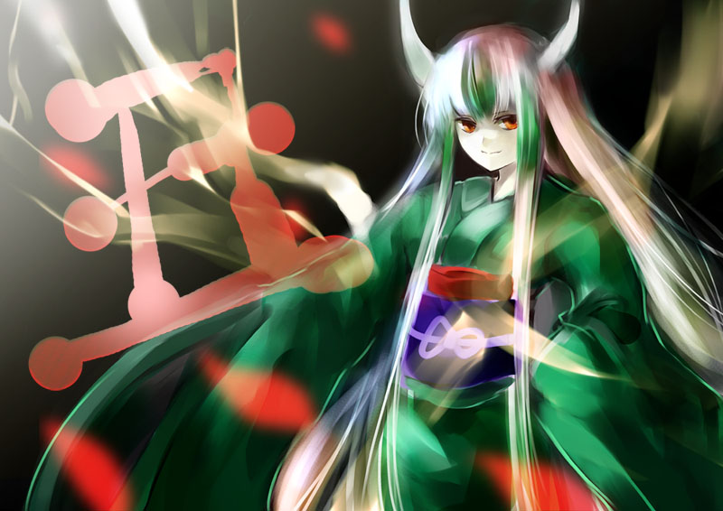 kamishirasawa keine and ex-keine (touhou) drawn by tsurukame