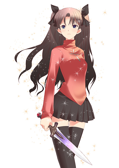 tohsaka rin (fate and 1 more) drawn by mizuki_makoto