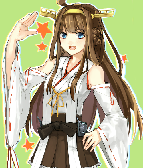 kongou (kantai collection) drawn by aaa_(s-e-r-i)