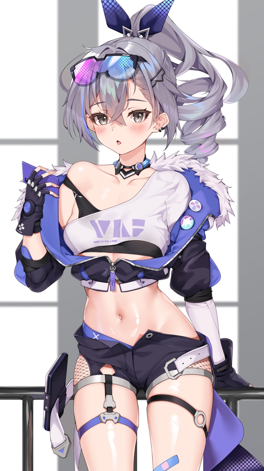 silver wolf (honkai and 1 more) drawn by matrix16