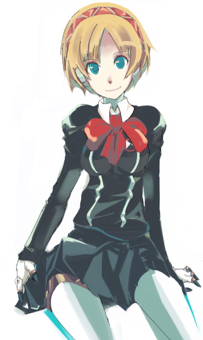 aigis (persona and 1 more) drawn by moto_kichi