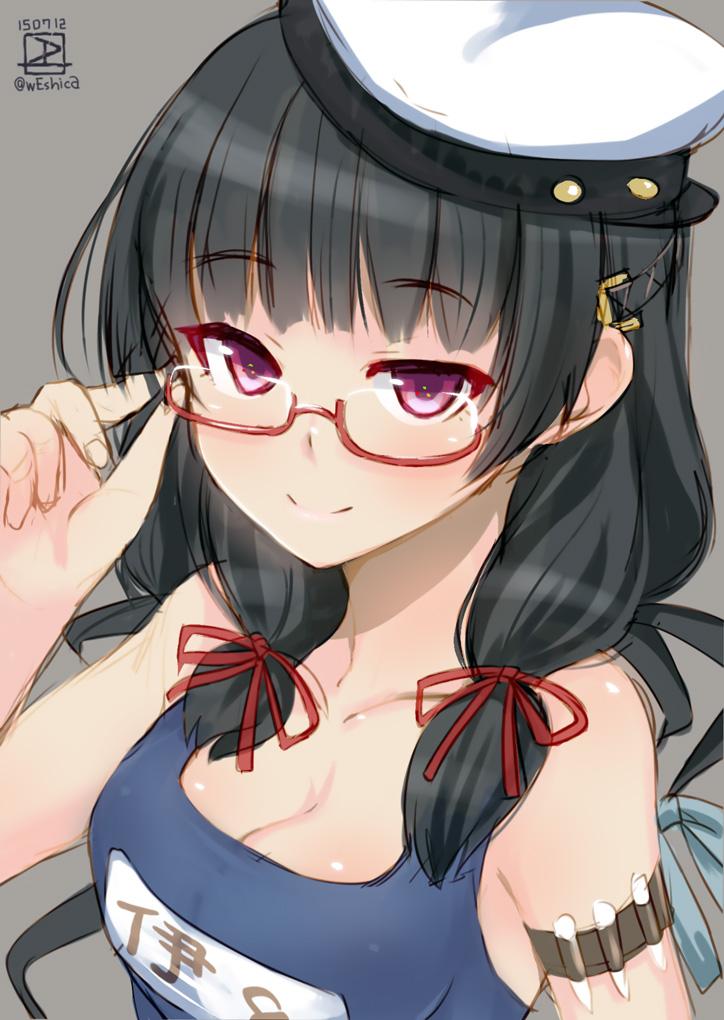 isokaze and i-8 (kantai collection) drawn by weshika