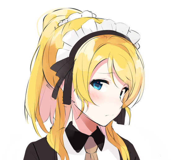 ayase eli (love live! and 1 more) drawn by totoki86