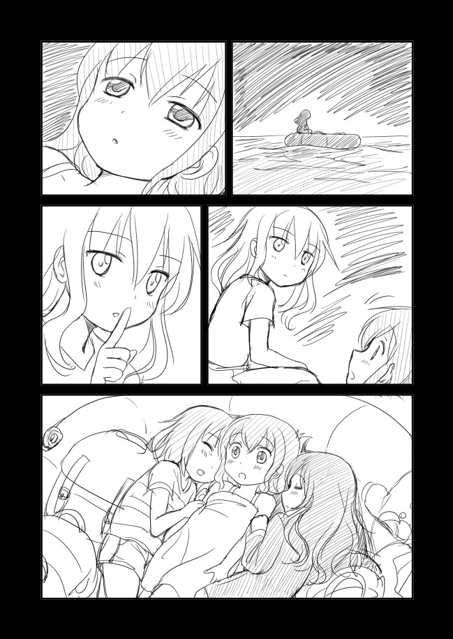 hibiki, inazuma, ikazuchi, and akatsuki (kantai collection) drawn by shimazaki_mujirushi