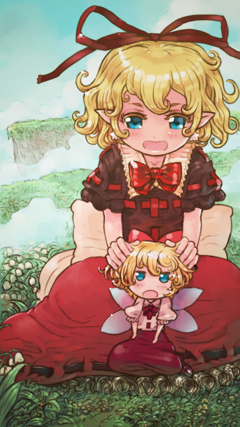 medicine melancholy and su-san (touhou) drawn by yst