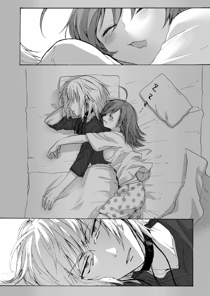 accelerator and last order (toaru majutsu no index) drawn by namo