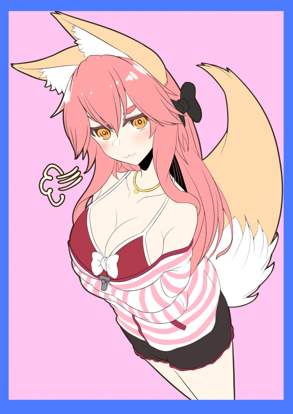 tamamo and tamamo no mae (fate and 4 more) drawn by totororo