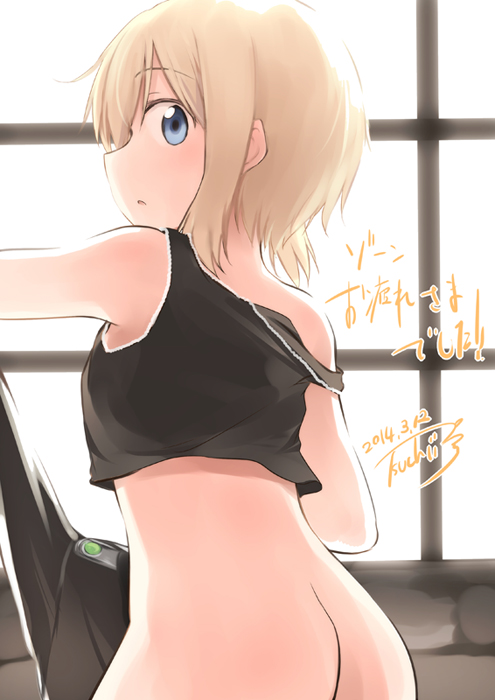 erica hartmann (world witches series and 1 more) drawn by tsuchii_(ramakifrau)