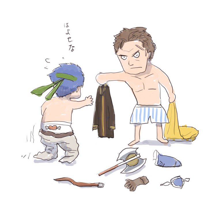 greil and ike (fire emblem and 2 more) drawn by izuka_daisuke