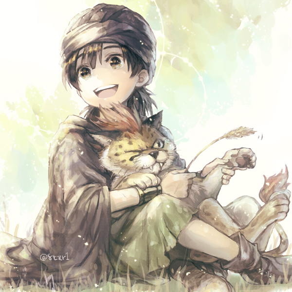 hero and borongo (dragon quest and 1 more) drawn by hachi_tsuzuri