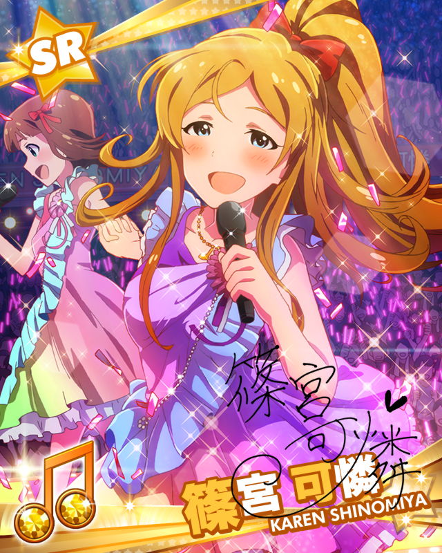 amami haruka and shinomiya karen (idolmaster and 1 more)