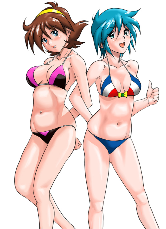 rain mikamura and allenby beardsley (gundam and 1 more) drawn by shu-z