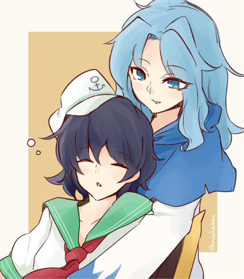 murasa minamitsu and kumoi ichirin (touhou) drawn by kauchipoteto