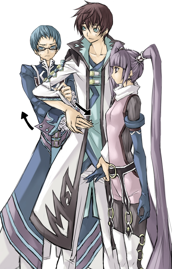 sophie, asbel lhant, and hubert ozwell (tales of and 1 more) drawn by sonnnabakana