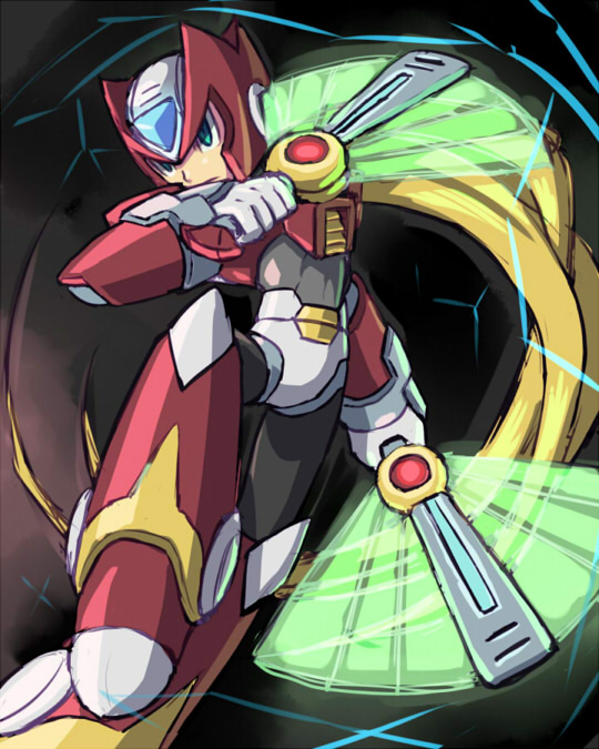 zero (mega man and 1 more) drawn by nasu_(roda_de_estrela)