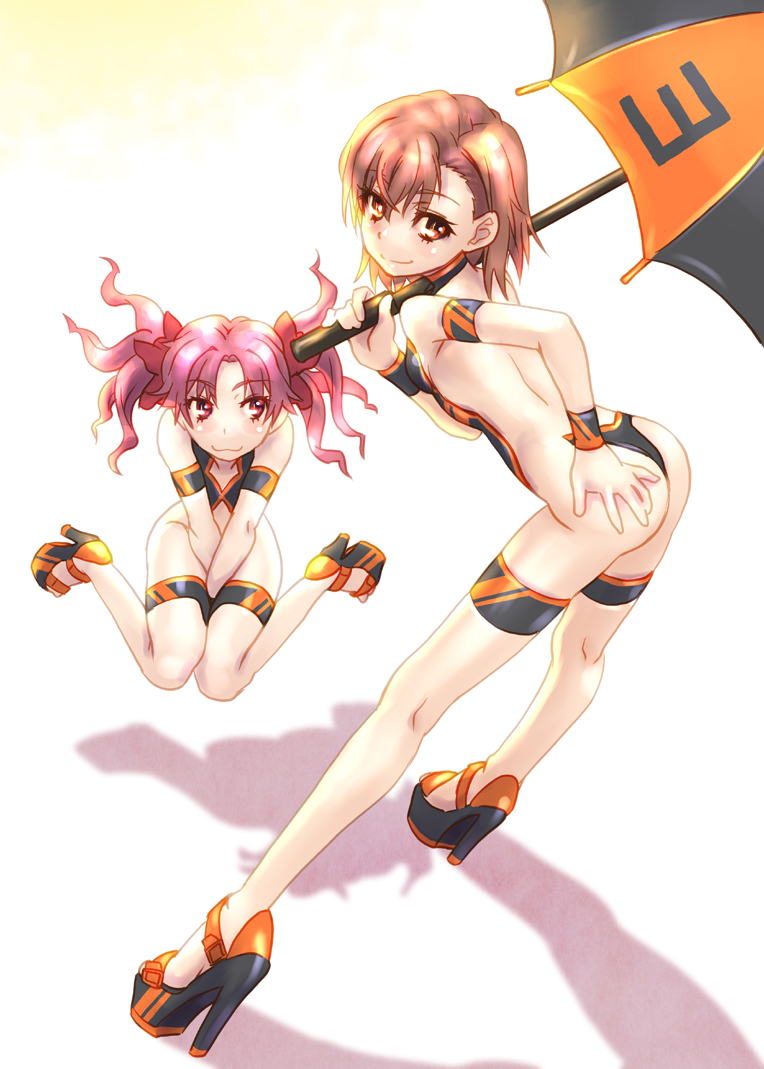 misaka mikoto and shirai kuroko (toaru majutsu no index) drawn by raika9