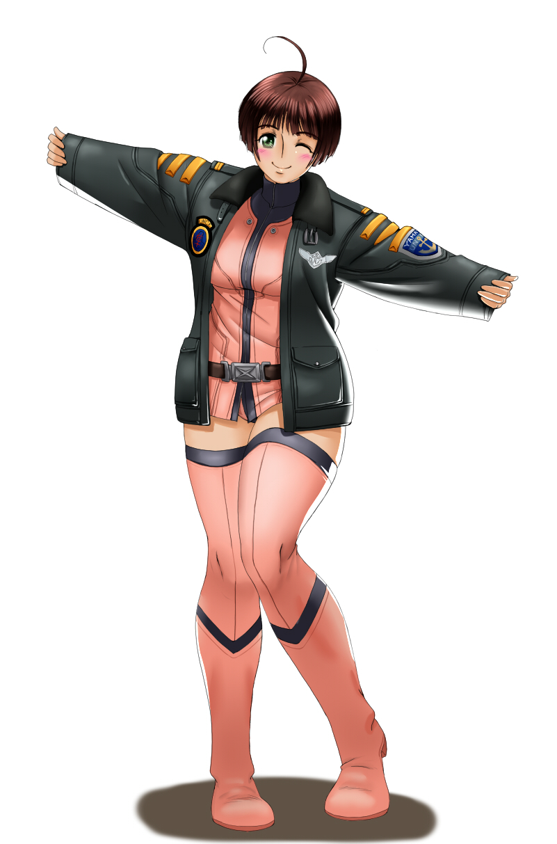harada makoto (uchuu senkan yamato and 1 more) drawn by ookami_makoto