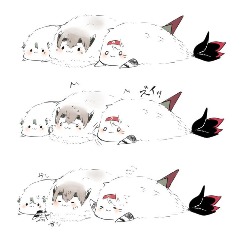 zuikaku, shoukaku, and taihou (kantai collection) drawn by itomugi-kun