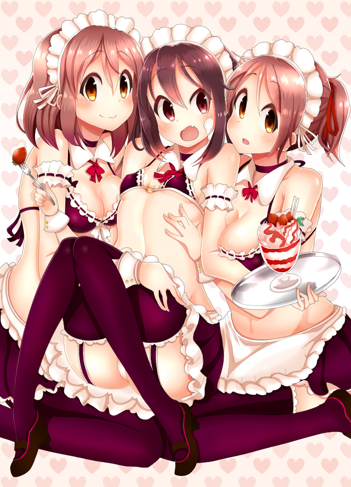 nakano azusa, hirasawa yui, and hirasawa ui (k-on!) drawn by kuzu_kow