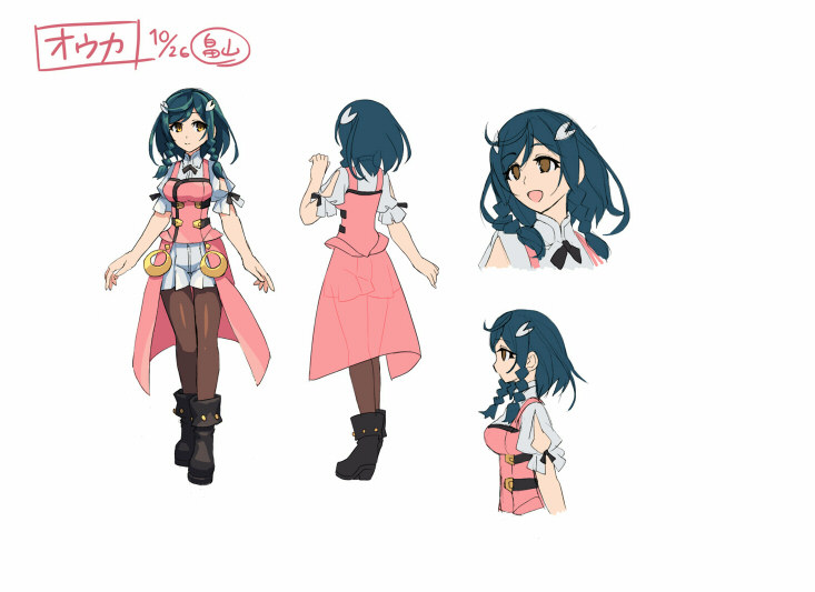 ouka (azure striker gunvolt and 1 more)