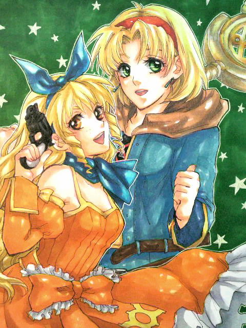 cecilia lynne adelhyde and jane maxwell (wild arms and 1 more) drawn by kiku_(nornon)