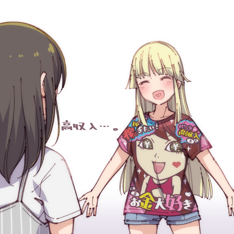 tsurumaki kokoro and okusawa misaki (bang dream!) drawn by ayasaka
