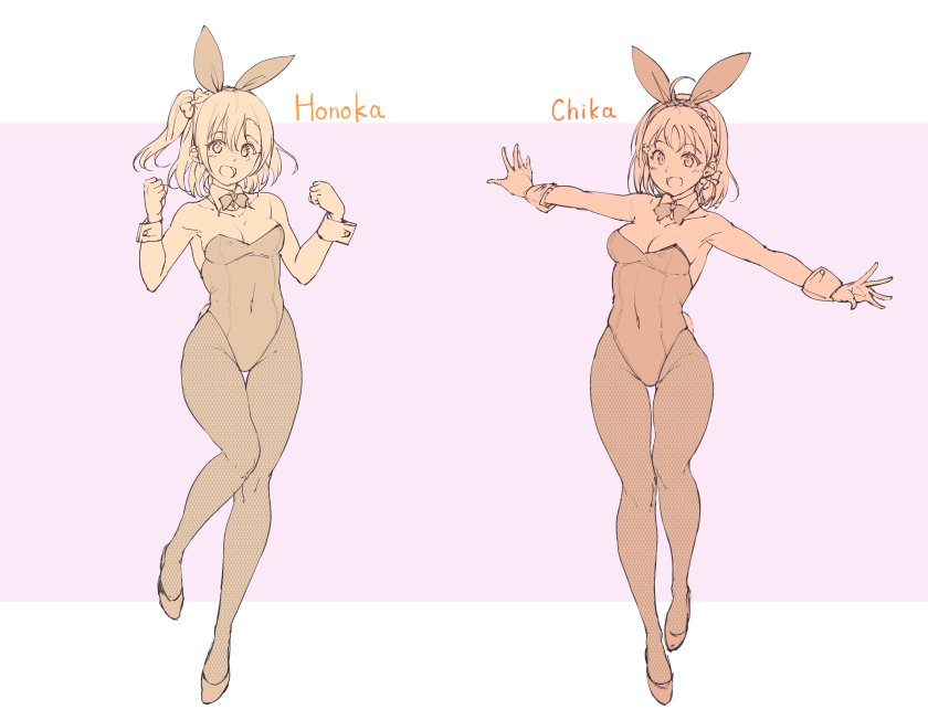 kosaka honoka and takami chika (love live! and 2 more) drawn by alp