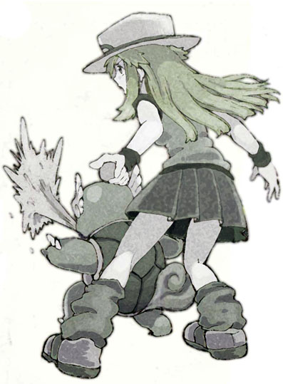 leaf and wartortle (pokemon and 1 more) drawn by nanashinomi