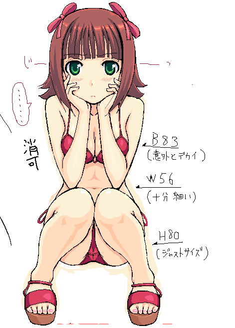 amami haruka (idolmaster and 1 more) drawn by takayaki