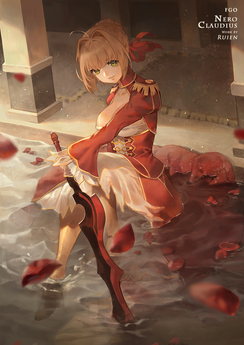 nero claudius (fate and 1 more) drawn by ruien_(wu_jui-en)