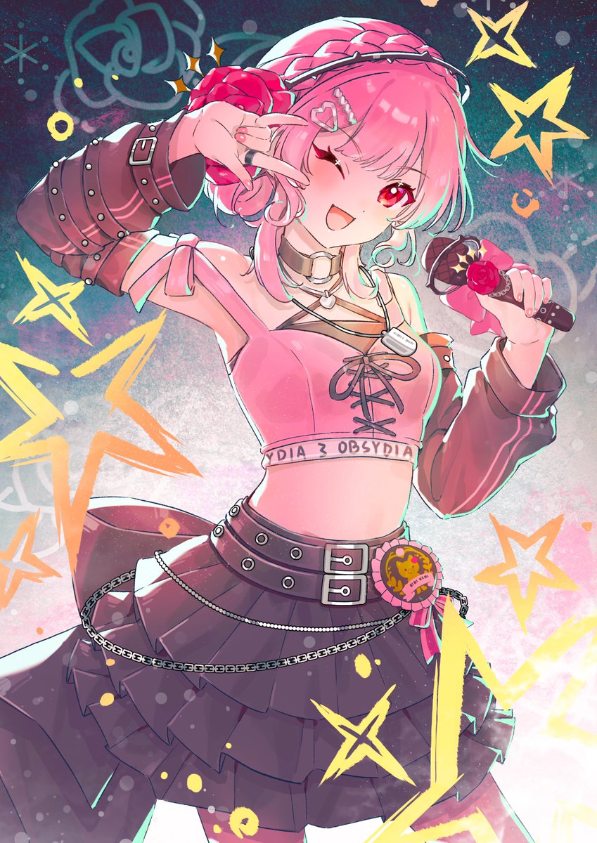 rosemi lovelock (nijisanji and 1 more) drawn by linalina_h