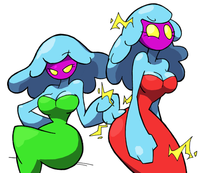 merri and gigi (mario and 2 more) drawn by shenanimation