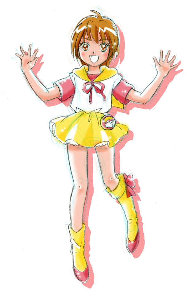 misumi nagisa and morisawa yuu (precure and 3 more) drawn by daracchi_max
