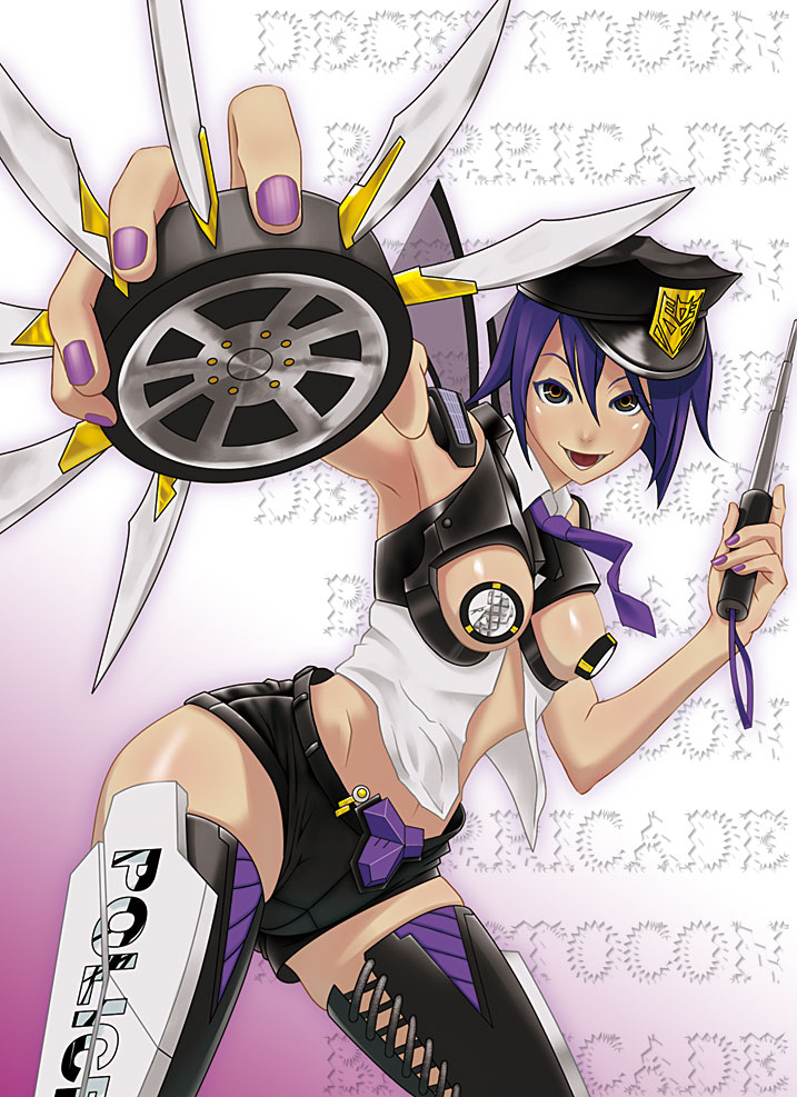 barricade (transformers) drawn by saran_wrap_(sf_seijin)