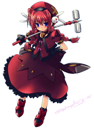 vita and graf eisen (lyrical nanoha and 2 more) drawn by gotou_nao