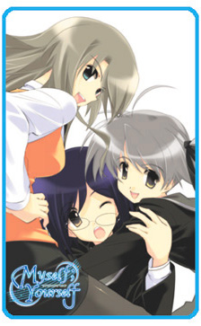 oribe aoi, mochida hinako, and fujimura yuzuki (myself yourself) drawn by sasaki_mutsumi