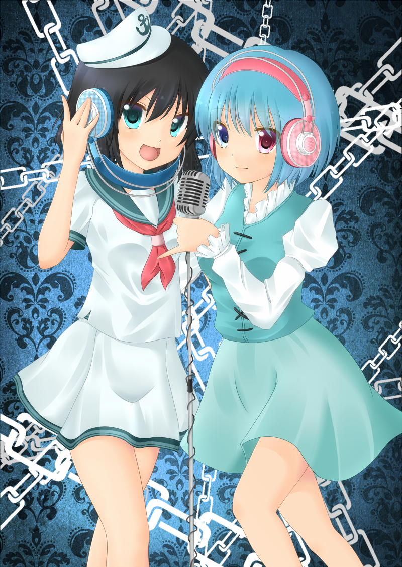 tatara kogasa and murasa minamitsu (touhou) drawn by hirasawa_yuu