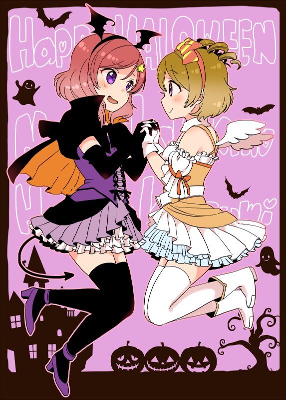 nishikino maki and koizumi hanayo (love live! and 1 more) drawn by izumi_kirifu