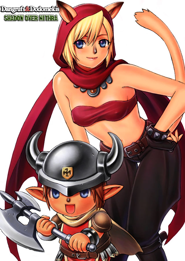 adventurer, moriah, and dimsdale (final fantasy and 3 more) drawn by taisai_soft