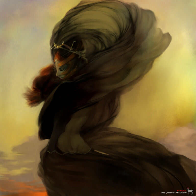 midna (the legend of zelda and 1 more) drawn by redhorn