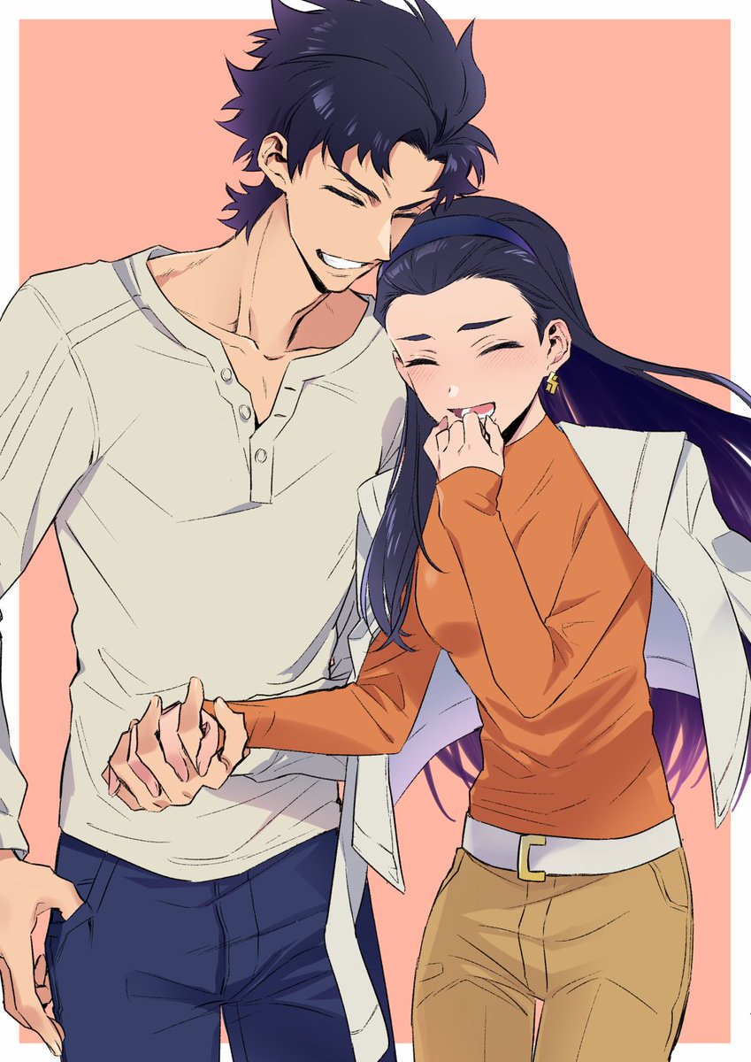 shirato mikio and shirato yukiko (megalobox) drawn by kakkoaki