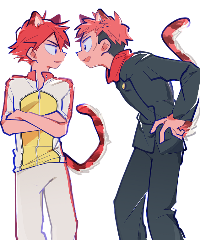itadori yuuji and naruko shoukichi (jujutsu kaisen and 1 more) drawn by o_omome