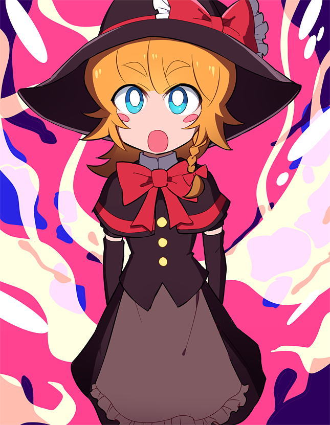 kirisame marisa and meguru (touhou and 1 more) drawn by tdnbk