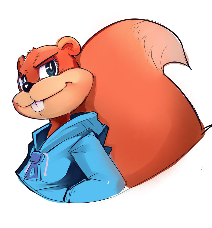 conker (conker's bad fur day) drawn by sho-n-d