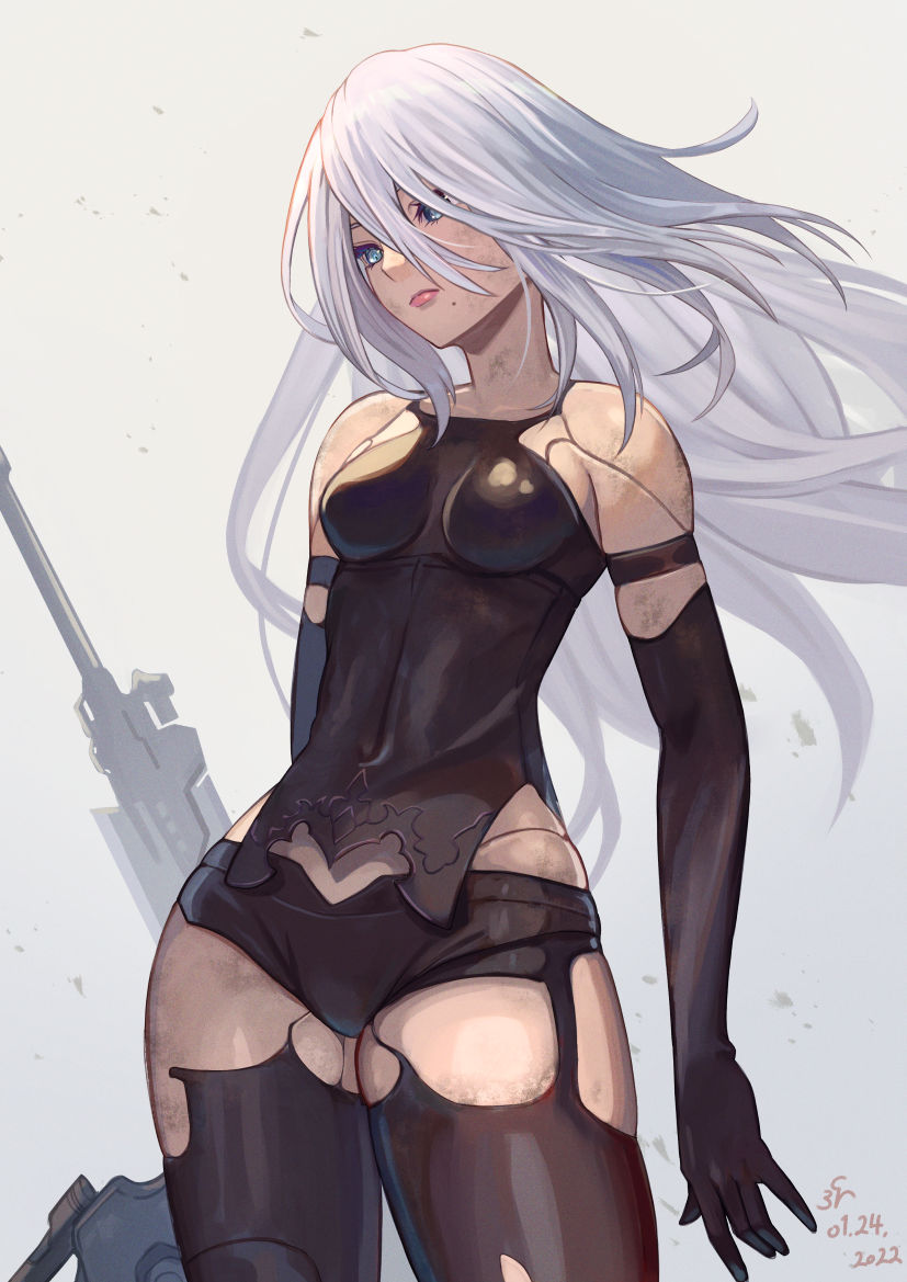 a2 (nier and 1 more) drawn by sakumichi