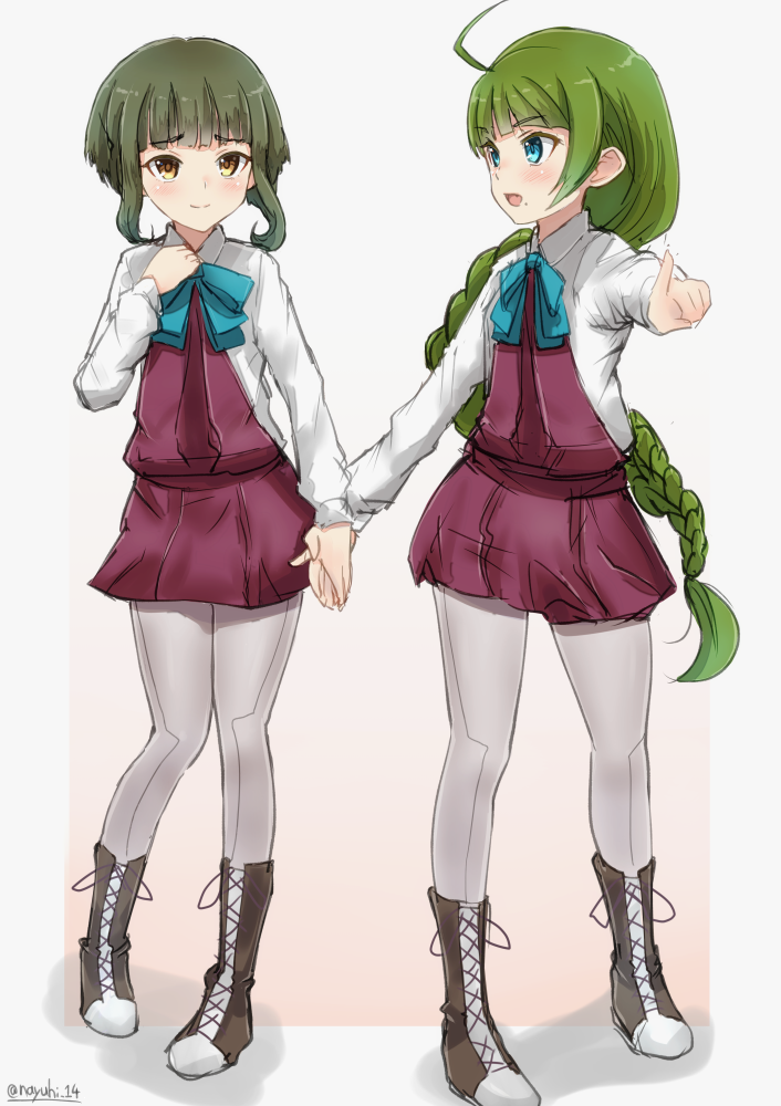 yuugumo and takanami (kantai collection) drawn by nayuhi_(yukimuu14)