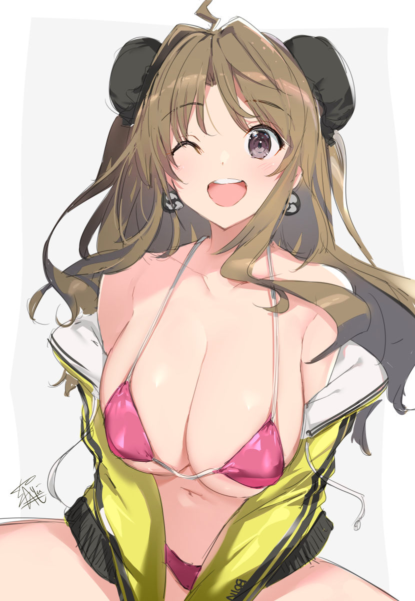 renka (senran kagura and 1 more) drawn by yaegashi_nan