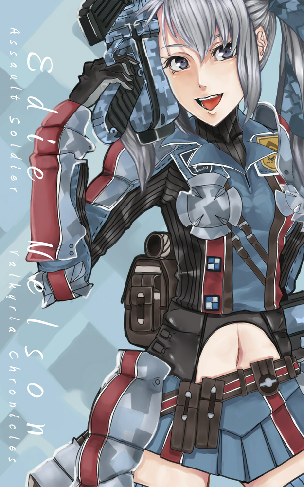 edy nelson (senjou no valkyria and 1 more) drawn by asuke_yuki